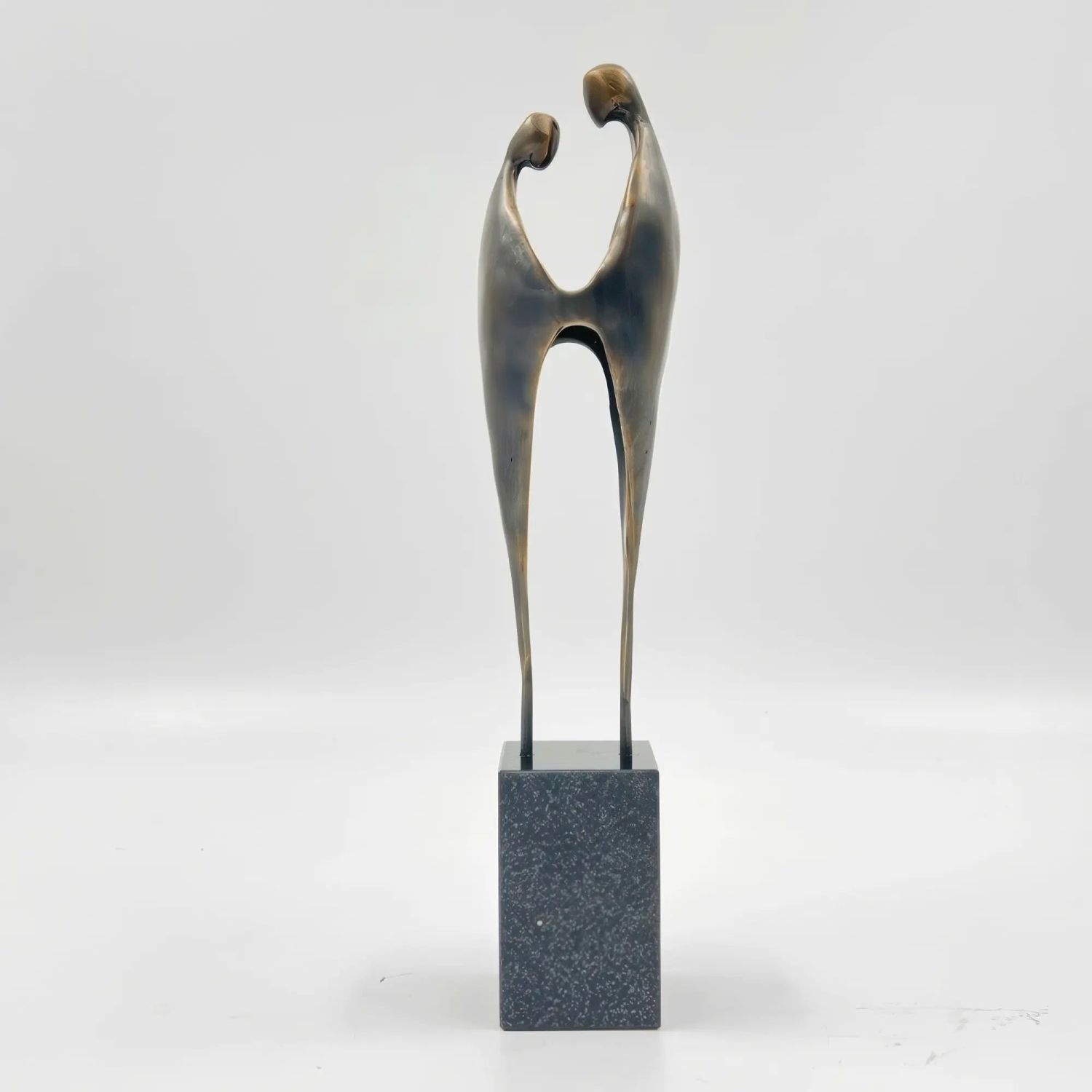 Statueta bronz "Suflete pereche"