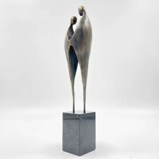 Statueta bronz "Suflete pereche"