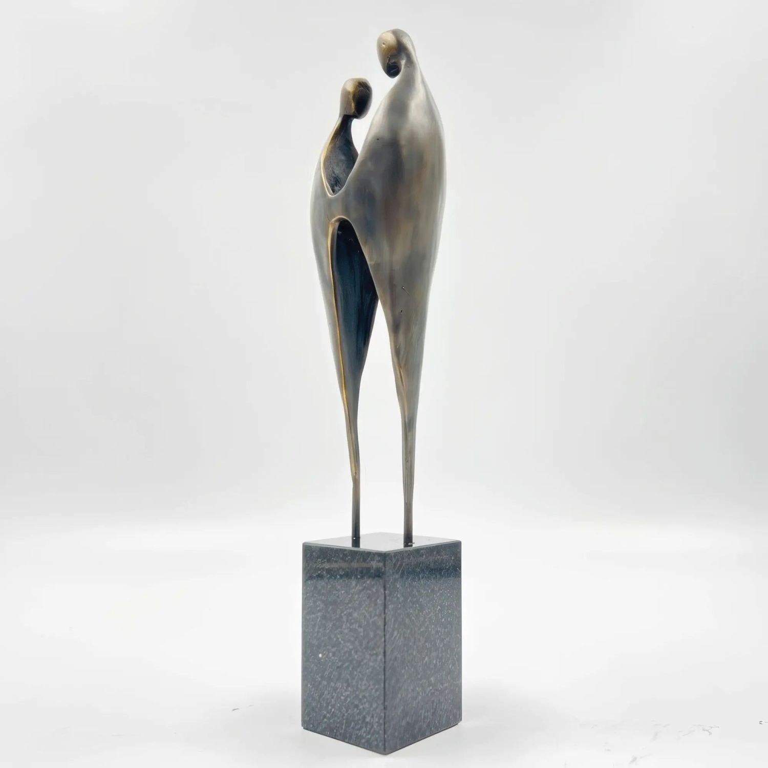 Statueta bronz "Suflete pereche"