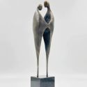Statueta bronz "Suflete pereche"