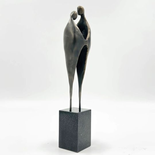 Statueta bronz "Suflete pereche"