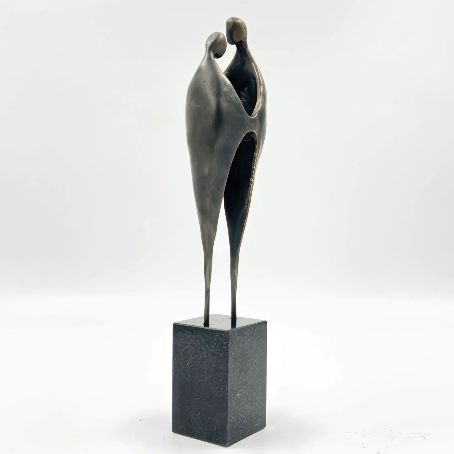 Statueta bronz "Suflete pereche"