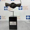 Statueta bronz masiv "Intelegere"