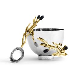 Bol cu lingura "Olive branch" by Michael Aram