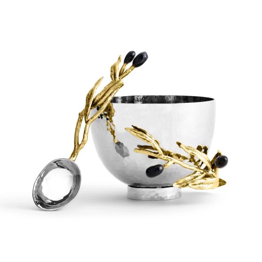 Bol cu lingura "Olive branch" by Michael Aram