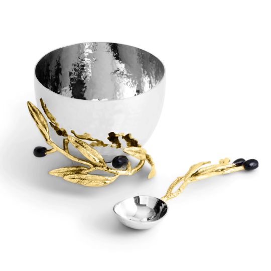 Bol cu lingura "Olive branch" by Michael Aram