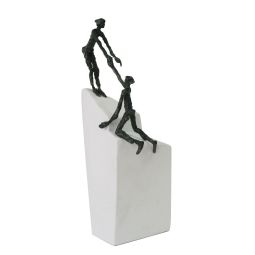 Statueta bronz "Alături la greu"