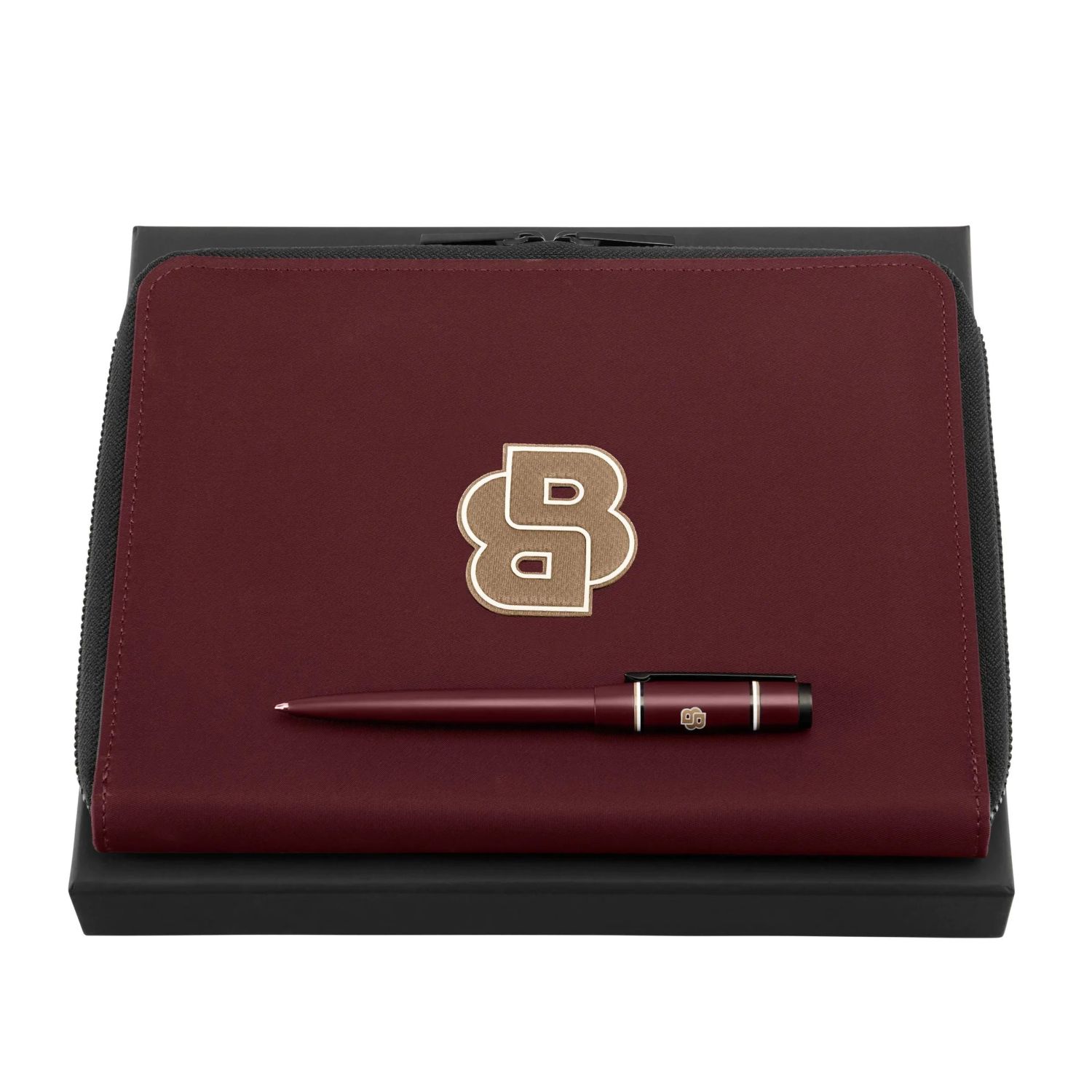 Set pix si agenda A5 Hugo Boss Varsity Burgundy
