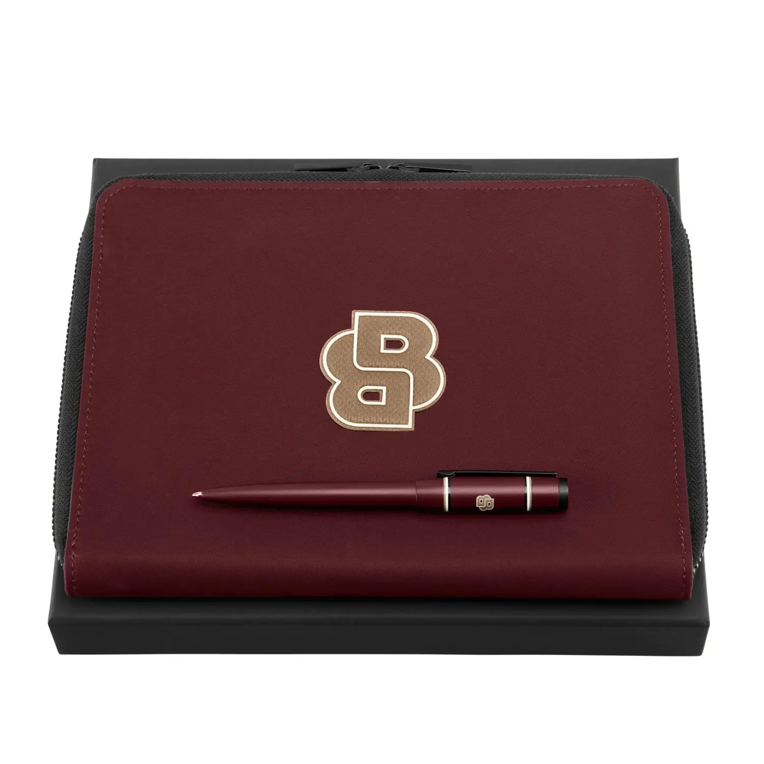Set pix si agenda A5 Hugo Boss Varsity Burgundy