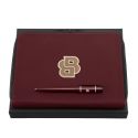 Set pix si agenda A5 Hugo Boss Varsity Burgundy