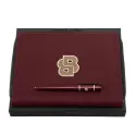 Set pix si agenda A5 Hugo Boss Varsity Burgundy