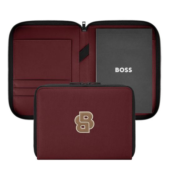 Set pix si agenda A5 Hugo Boss Varsity Burgundy