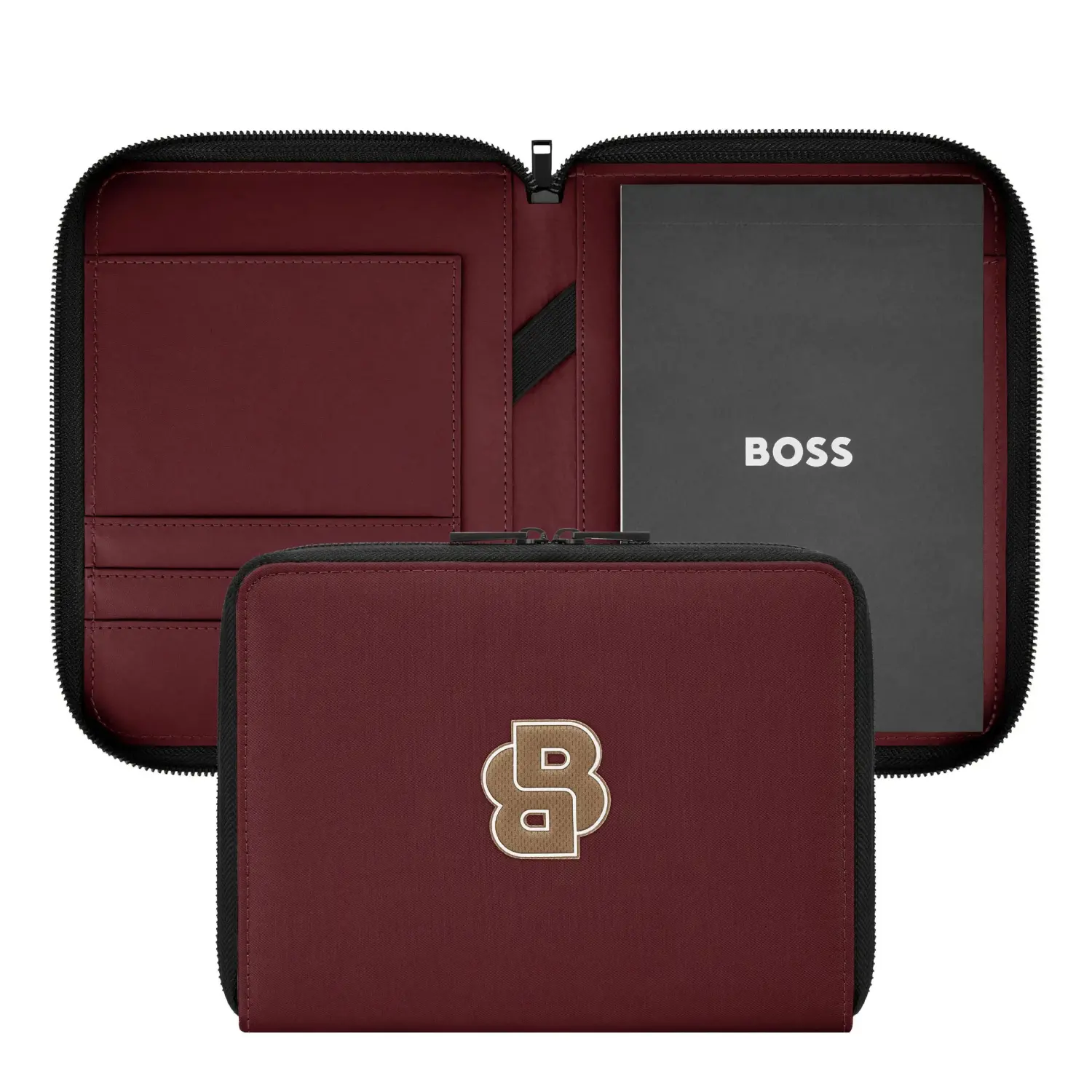 Set pix si agenda A5 Hugo Boss Varsity Burgundy
