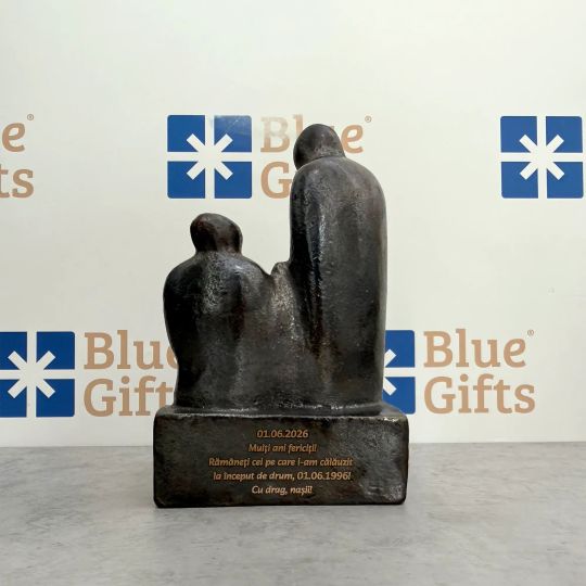 Statueta bronz "Parinti impliniti"
