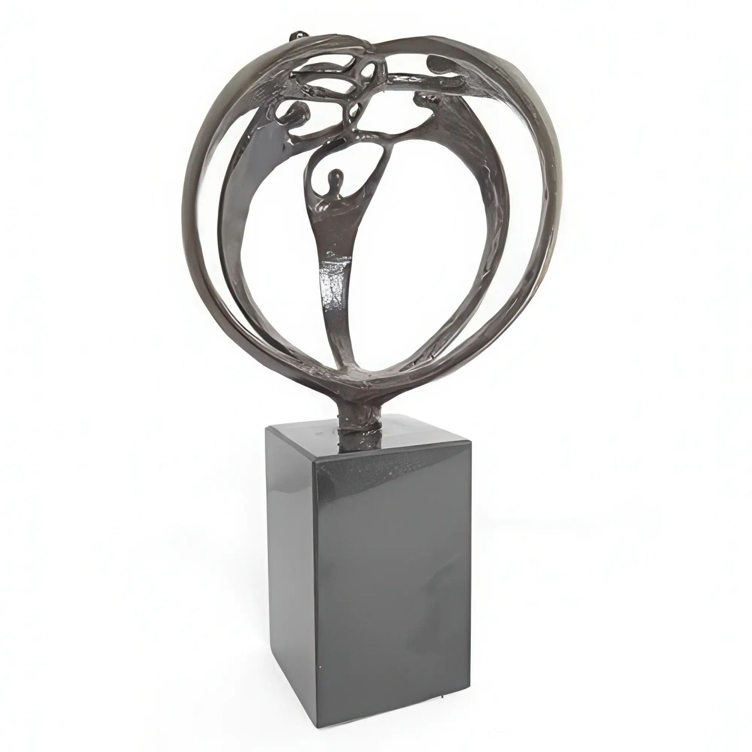 Statueta bronz masiv "Uniti suntem o forta"