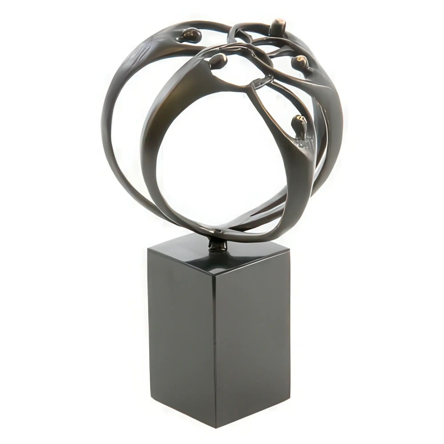 Statueta bronz masiv "Uniti suntem o forta"