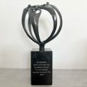 Statueta bronz masiv "Uniti suntem o forta"