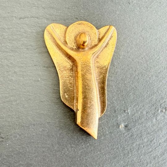 Placheta piatra "Ingeras" bronz masiv