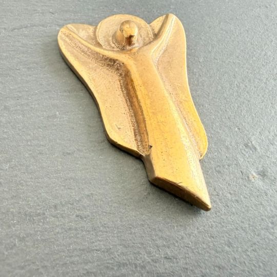 Placheta piatra "Ingeras" bronz masiv