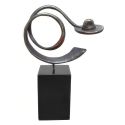 Statueta bronz "Felicitari, Jos palaria"