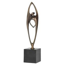 Statueta bronz masiv "Together"