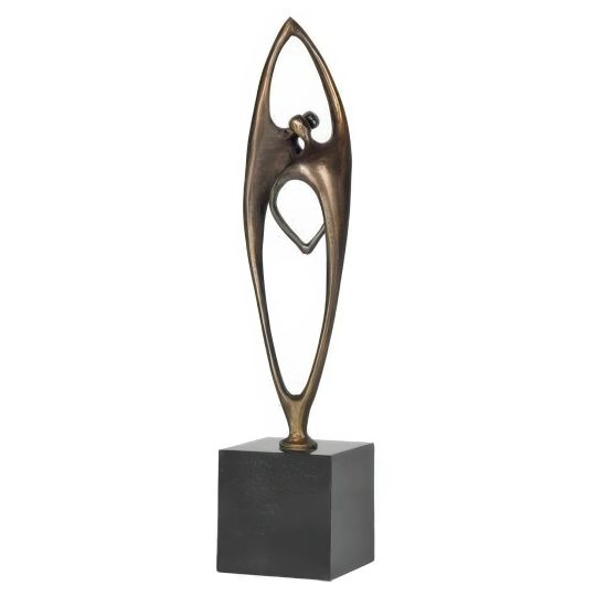 Statueta bronz masiv "Together"
