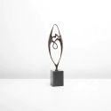 Statueta bronz masiv "Together" XL