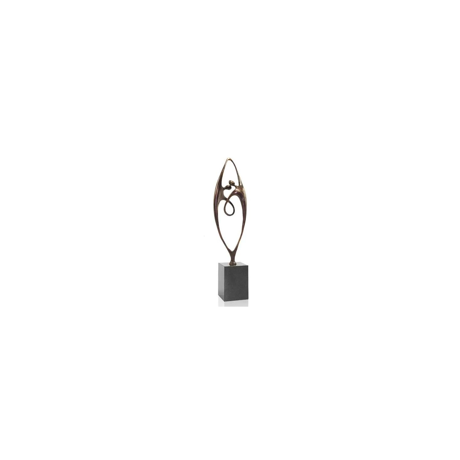 Statueta bronz masiv "Together" XL
