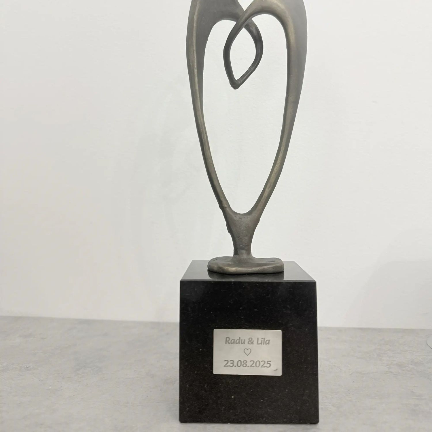 Statueta bronz masiv "Together" XL