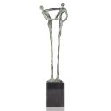 Statueta bronz masiv "Multumesc" L