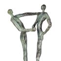 Statueta bronz masiv "Multumesc" L