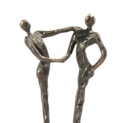 Statueta bronz masiv "Multumesc"
