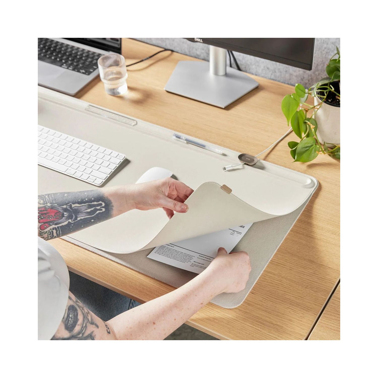 Protectie birou Orbitkey XL Stone