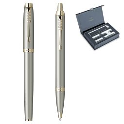 Set stilou si pix Parker IM Royal Sandstone