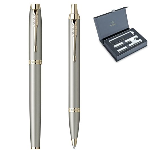 Set stilou si pix Parker IM Royal Sandstone