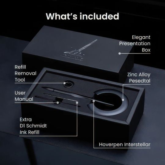 Hoverpen Interstellar Space Black