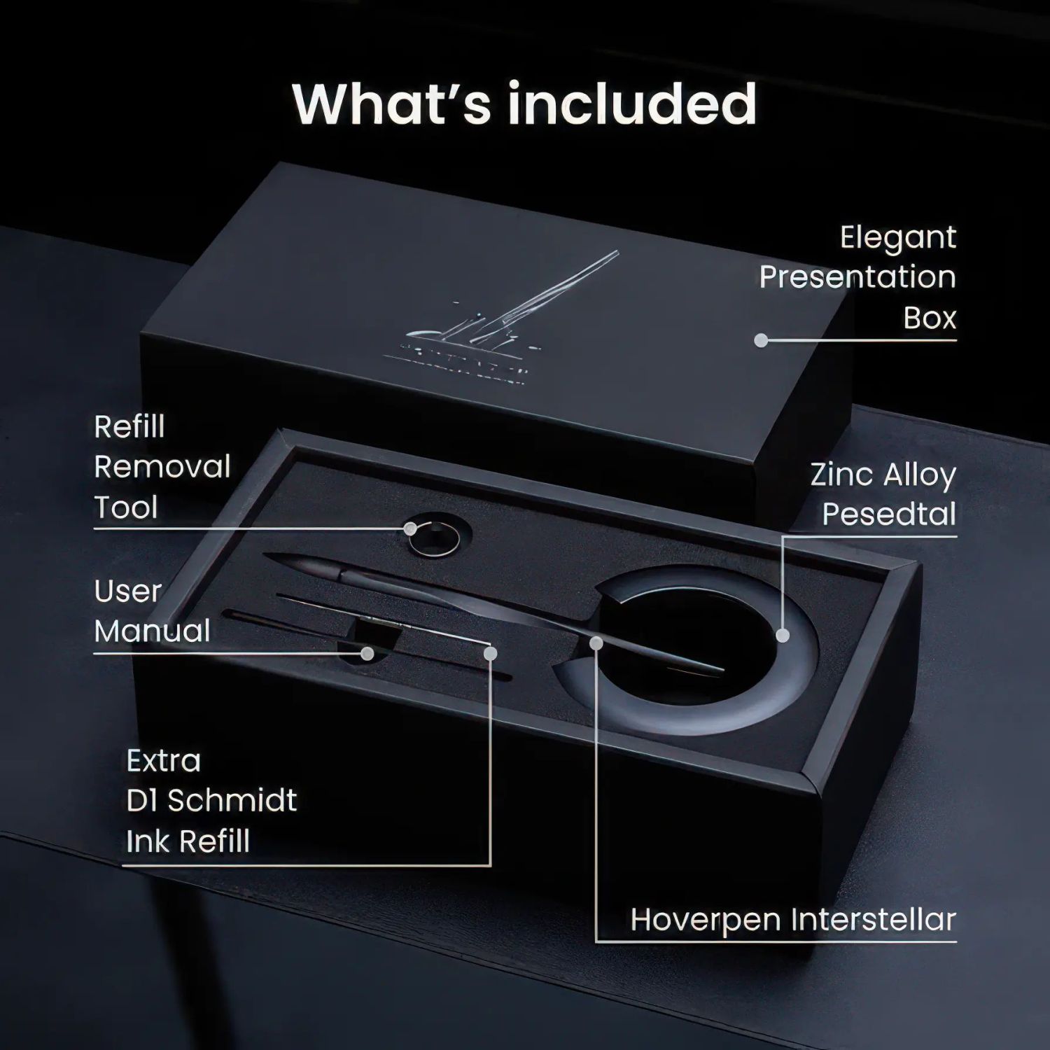 Hoverpen Interstellar Space Black