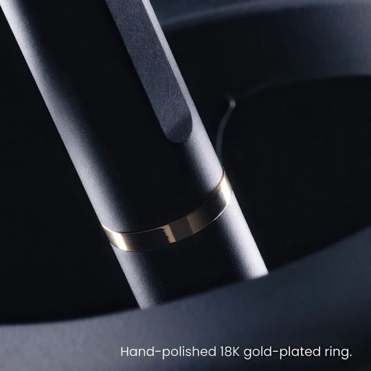 Hoverpen Interstellar Space Black placat cu Aur 18K