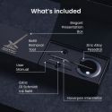 Hoverpen Interstellar Space Black placat cu Aur 18K