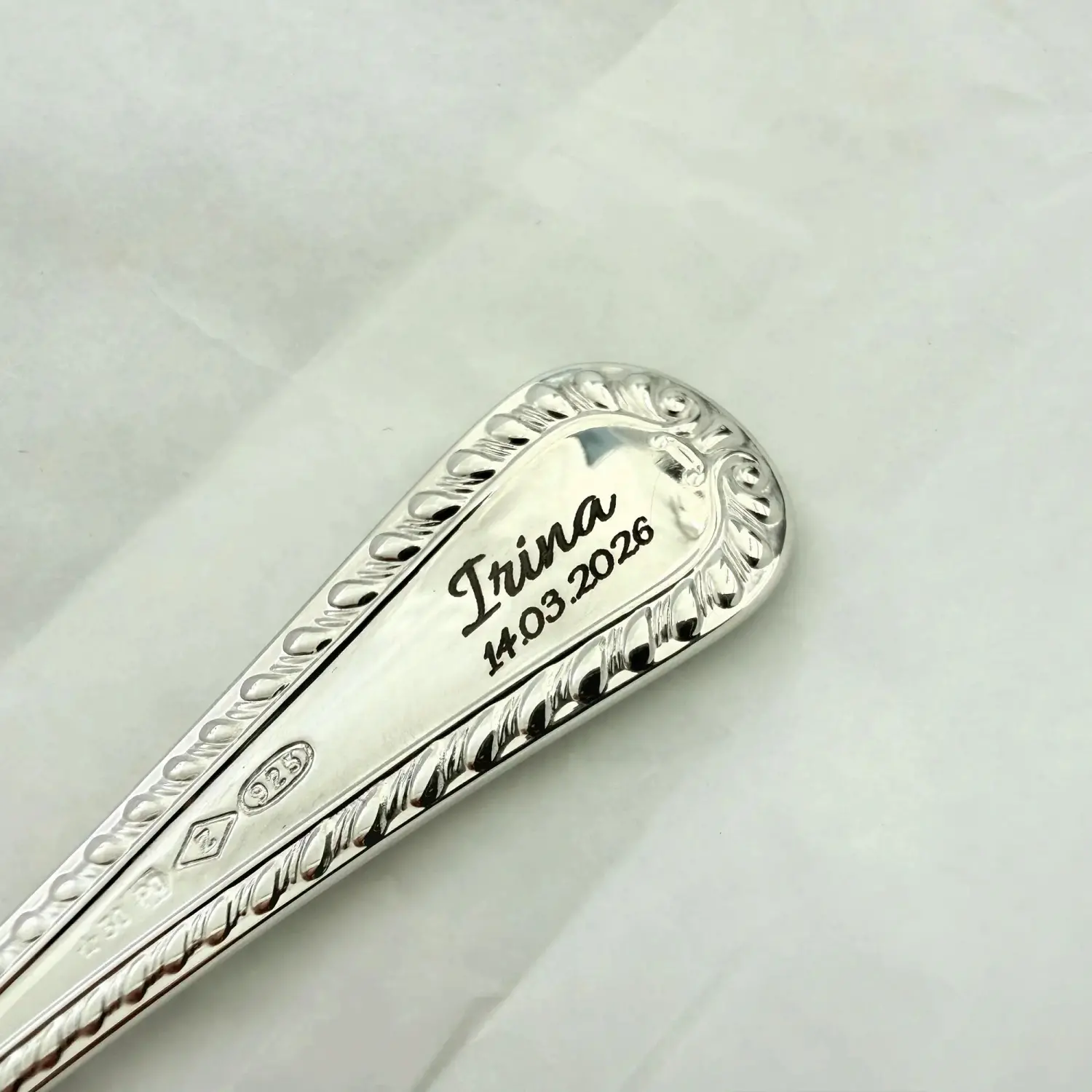 Set tacamuri argint masiv Regina Anna, 76 piese