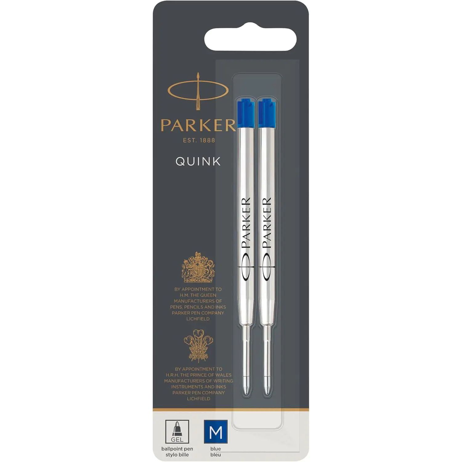 Set 2 Mina Pix cu gel Parker M Blue