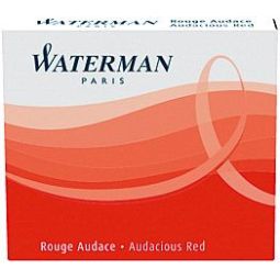 Set 6 rezerve cerneala Waterman rosu
