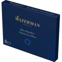 Set 8 rezerve cerneala Waterman L albastru