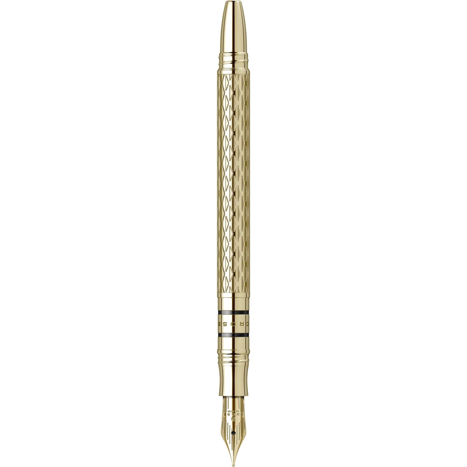 Stilou Cross Spire penita aur masiv 18k