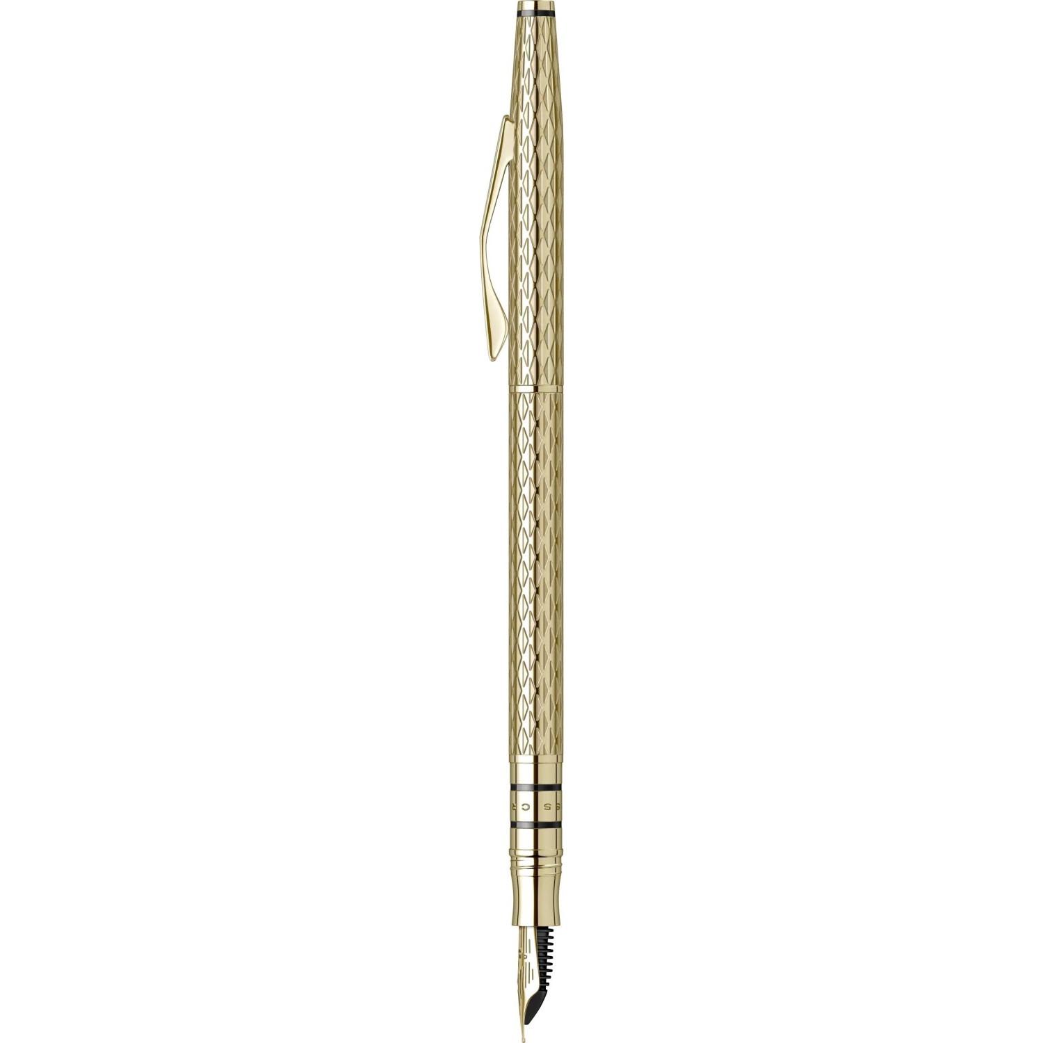 Stilou Cross Spire penita aur masiv 18k
