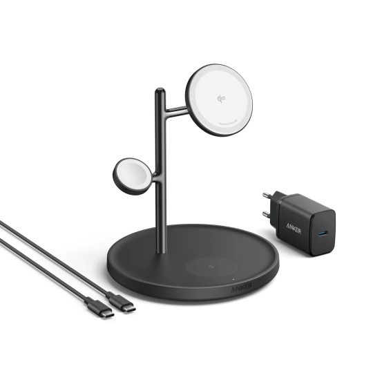 Suport de încărcare wireless 3 în 1 Anker MagGo