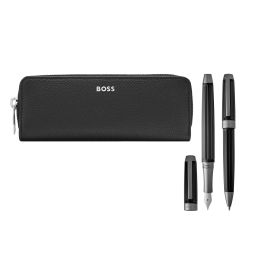 Set Pix si Stilou cu etui Hugo Boss Black Editie Limitata