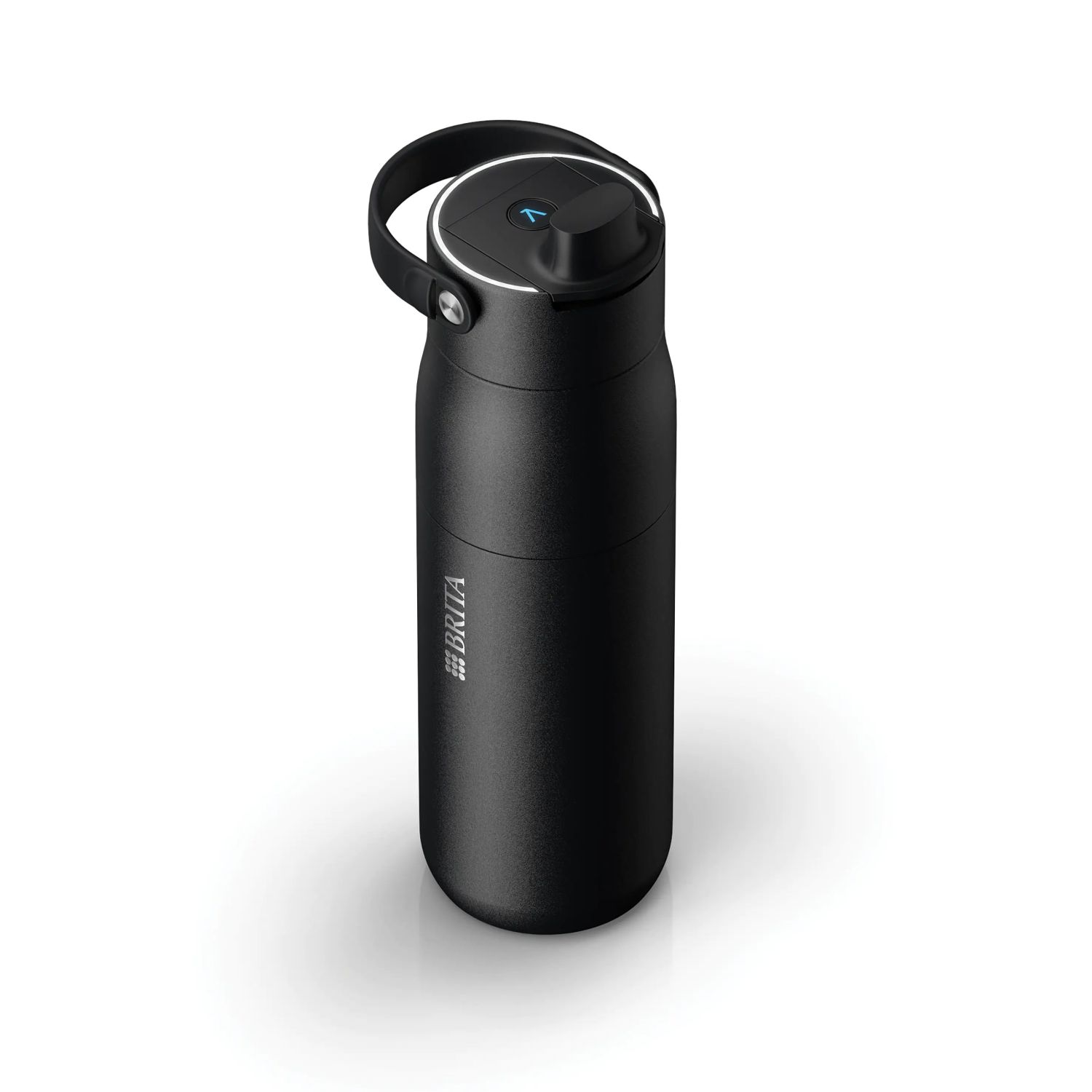 Sticlă cu sistem de purificare BRITA LARQ IQ Track 680 ml black