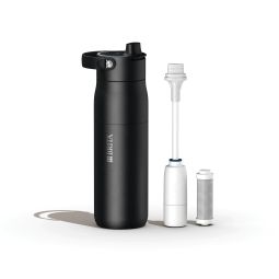 Sticlă cu sistem de purificare BRITA LARQ IQ Track 680 ml black