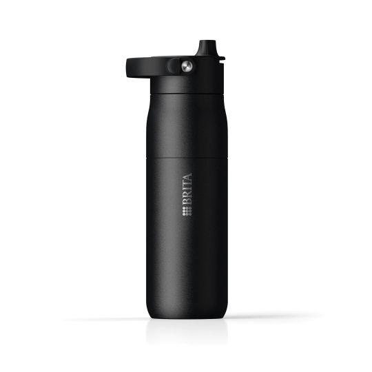Sticlă cu sistem de purificare BRITA LARQ IQ Track 680 ml black